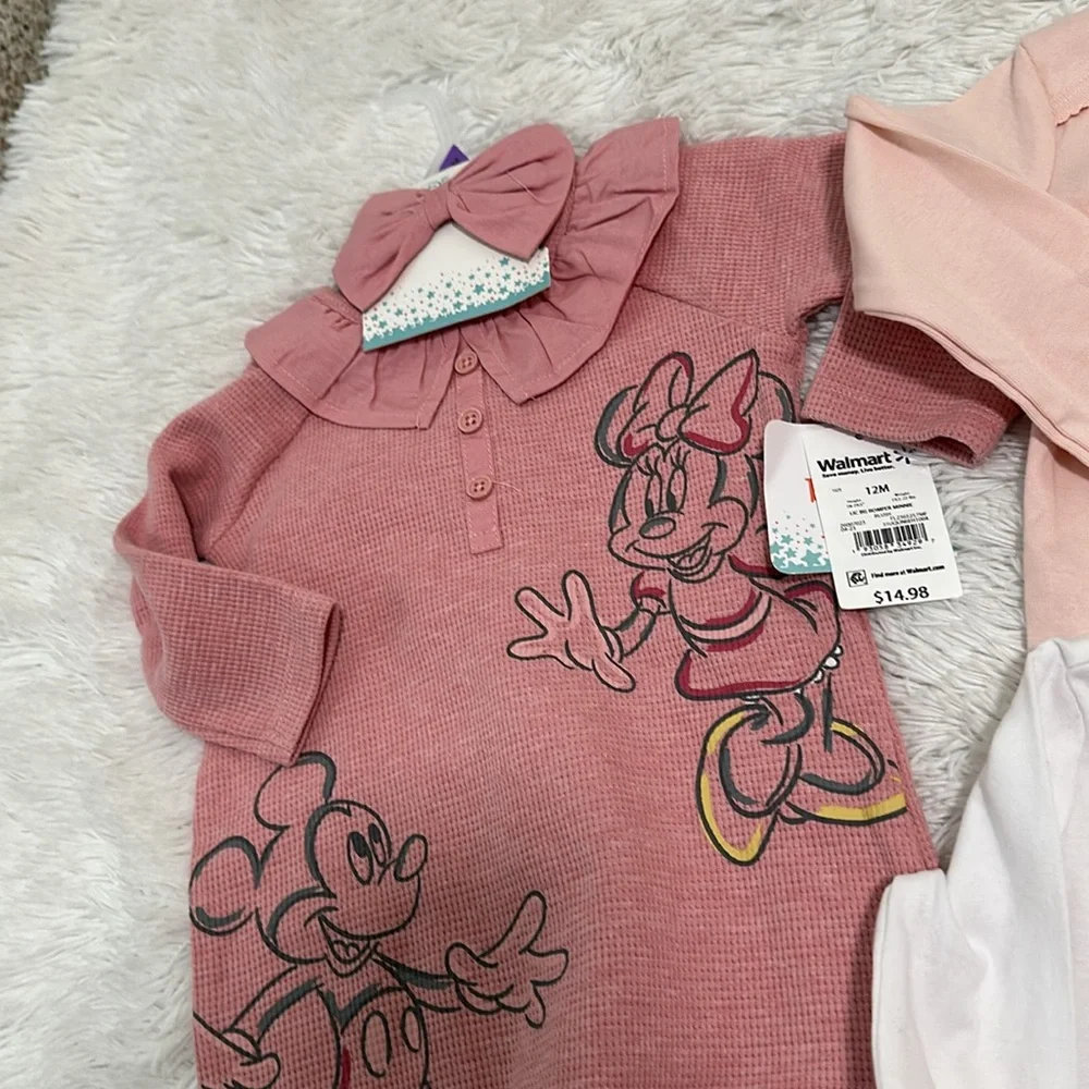 😊 NWT Bundle of 5 Girl’s Clothing Size 12mo
